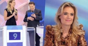 Thaís Pacholek e Silvio Santos (Foto: Divulgação)