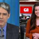 William Bonner e Luiza Tenente (Imagem: Mntagem/TV Foco)