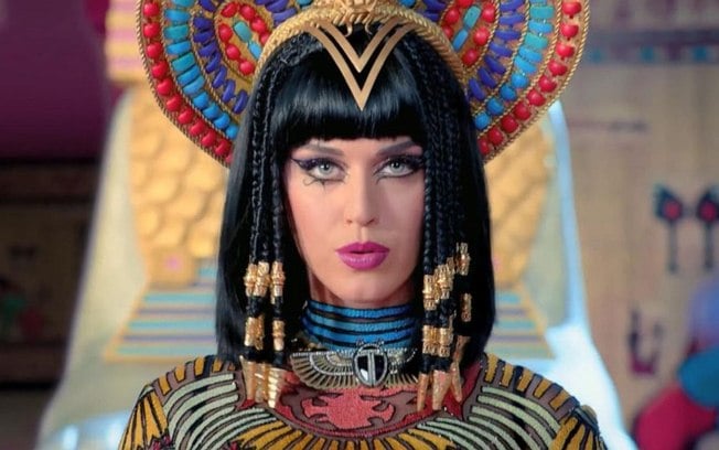 A cantora Katy Perry divulga trecho de sua nova faixa (Foto: Reprodução)