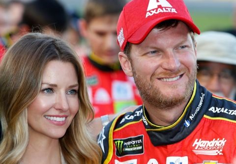 Dale Earnhardt ao lado da esposa Amy (Foto: Divulgação)