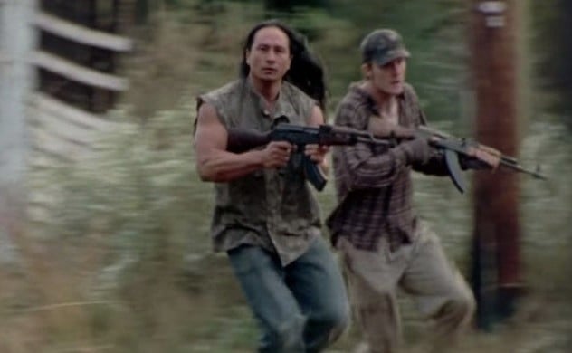 O ator Dango Nguyen em cena de The Walking Dead (Foto: Reprodução)