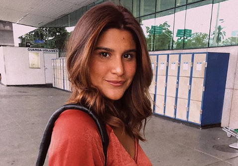 Giulia Costa protestou contra destruição da Amazônia (foto: Reprodução)