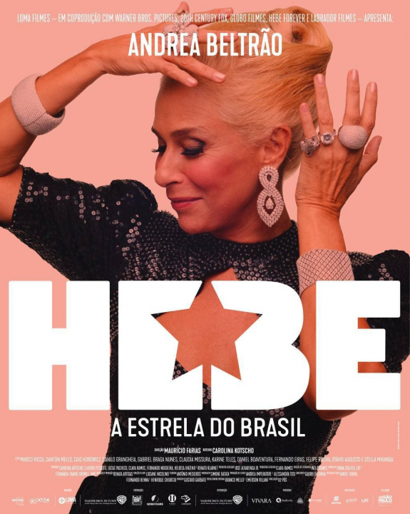 Pôster do filme de Hebe Camargo com Andréa Beltrão – Imagem: Divulgação