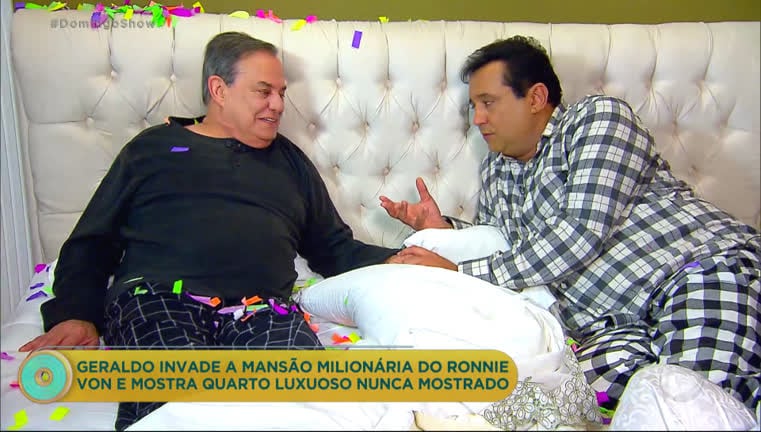 Geraldo Luís esteve dentro da mansão de Ronnie Von e revelou todos os detalhes na Record (Foto: Reprodução)
