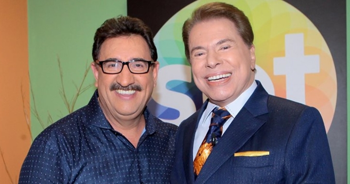 Ratinho e Silvio Santos