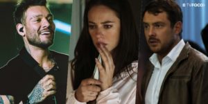 Lucas Lucco rouba Vivi Guedes de Chiclete na novela das nove da Globo A Dona do Pedaço (Foto: Montagem/TV Foco)