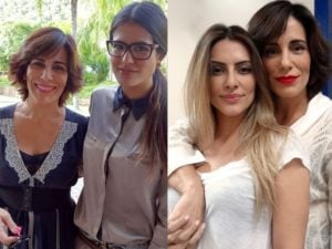 Gloria Pires e suas duas filhas, Antônia Morais e Cleo Pires, que falaram sobre depressão e distúrbios alimentares no Conversa com Bial (Foto: Divulgação)