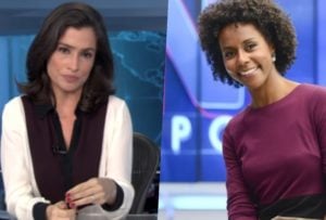 Maju Coutinho é apontada como substituta de Renata Vasconcellos no Jornal Nacional (Reprodução)