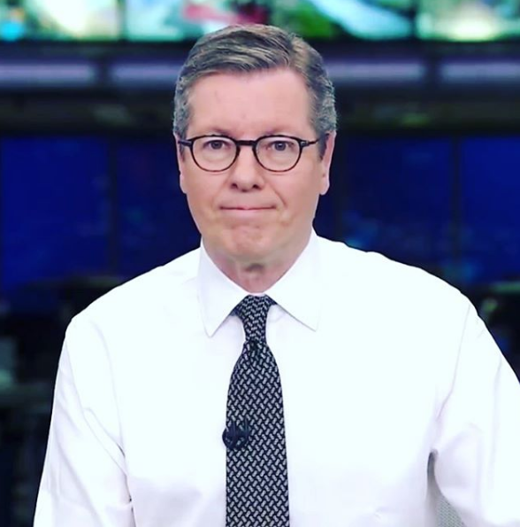 Marcio Gomes no Jornal da Globo (Foto: Reprodução/ Instagram)