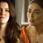 Fabiana passará a atacar Maria da Paz sangue do seu sangue em A Dona do Pedaço na Globo (Foto: Montagem/TV Foco)