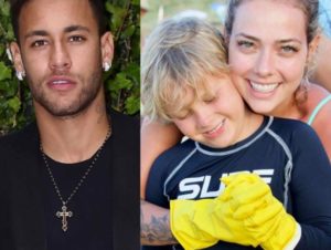 A ex-namorada de Neymar, Carol Dantos publica foto polêmica de filho, Davi e causa espanto (Foto: Reprodução/ Montagem)