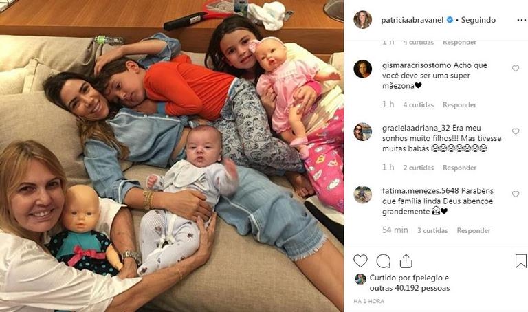 Foto compartilhada no Instagram de Patrícia Abravanel. Foto: Reprodução/Instagram