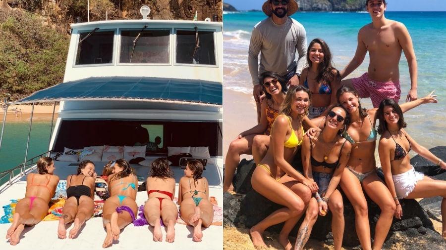 Passeio que a modelo Sasha Meneghel fez com seus amigos (Foto: Reprodução) Passeio que a modelo Sasha Meneghel fez com seus amigos (Foto: Reprodução)
