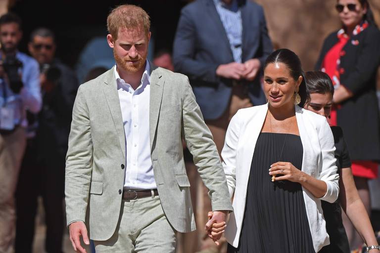Príncipe Harry e Meghan Markle chegam a África e fazem visitas em ONG's (Foto: Reprodução)