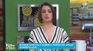 A apresentadora Catia Fonseca é contratada da Band e apresenta o Melhor da Tarde (Foto: Reprodução)