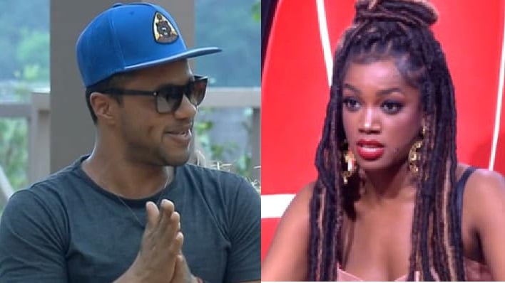 Phellipe Haagensen e Drika Marinho falaram sobre Iza em A Fazenda 11 (Foto: Reprodução)