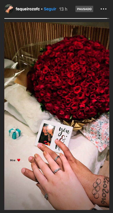 Gabriel Jesus assume namoro com modelo Fernanda Queiroz. Foto: Reprodução/Instagram 