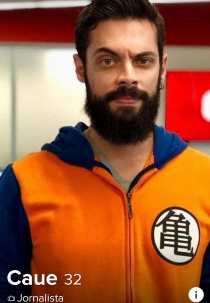Cauê Fabiano no Tinder (Foto: Reprodução)