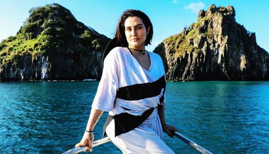 Cleo Pires causou estranheza durante passeio em Fernando de Noronha (Foto: Reprodução/Instagram)