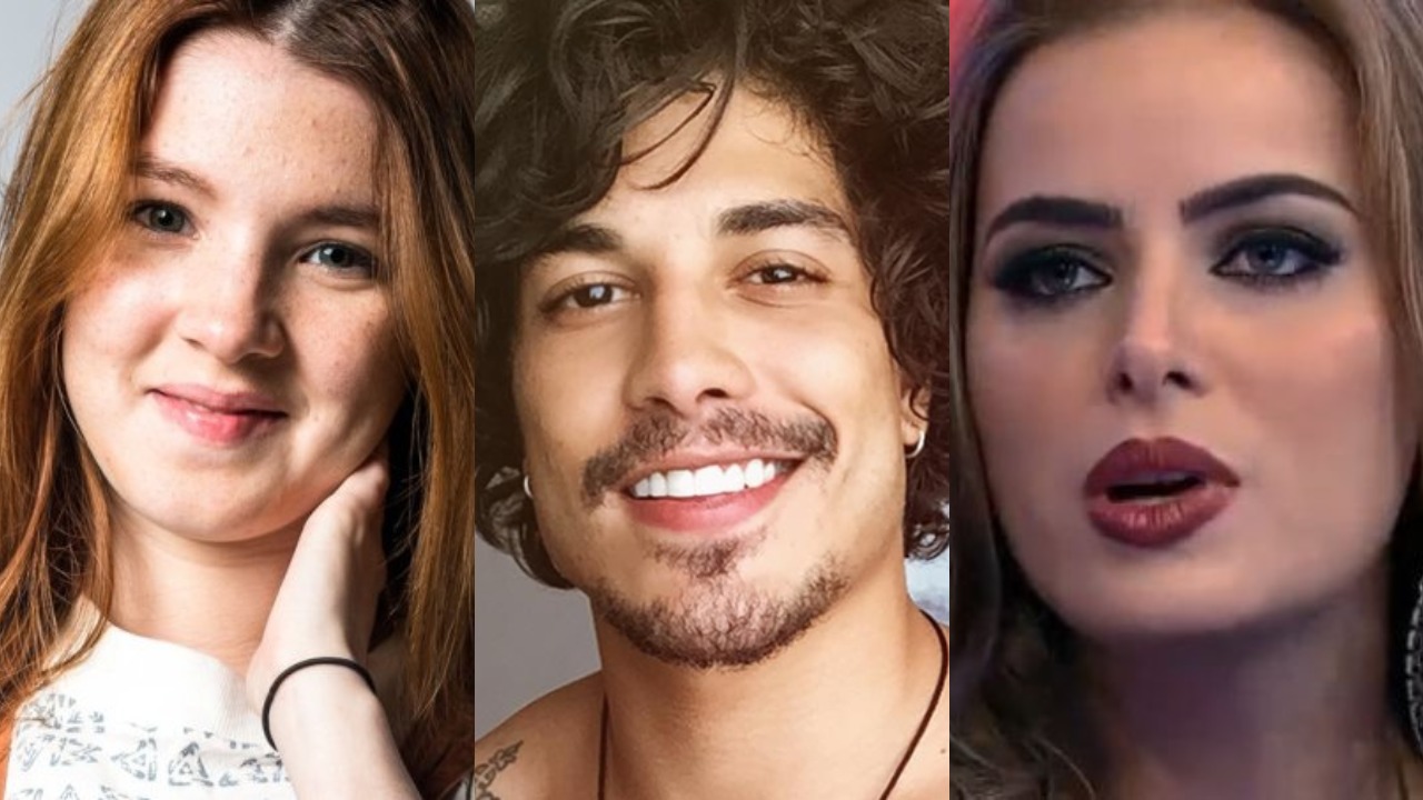 Douglas Sampaio, Rayanne Morais e Jeniffer Oliveira (Foto: Reprodução/Montagem TV Foco)