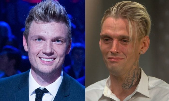 Nick Carter e Aaron Carter (Foto: Reprodução)