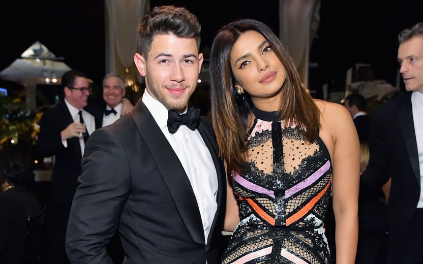 O cantor Nick Jonas ganhou um festão surpresa de sua esposa, Priyanka Chopra (Foto: Reprodução)