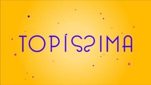 Logo da novela Topíssima Record (Foto: Divulgação)