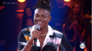 Aaron Modesto no The Voice (Foto: Reprodução)