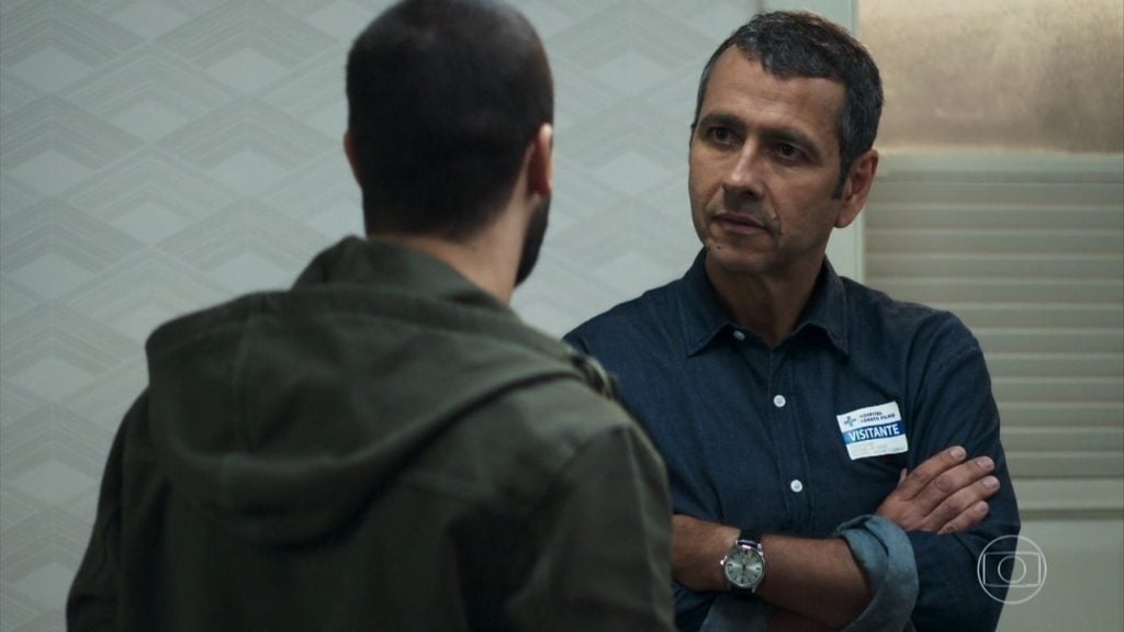 Amadeu em cena de A Dona do Pedaço na Globo