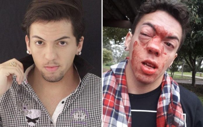 O ator Marcello Santana (Reprodução) gay