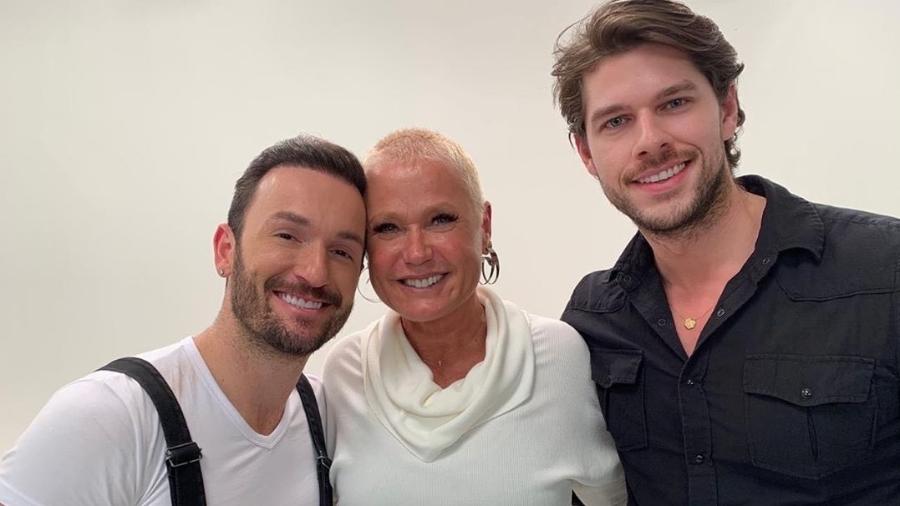 Diego Hypolito, Xuxa e Marcus Duarte (Imagem: Reprodução/ Instagram)