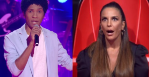 Ivete Sangalo surpreende candidato no The Voice Brasil (Foto: Reprodução)