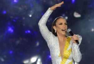 A cantora Ivete Sangalo polemizou durante o Rock in Rio (Foto: Reprodução)
