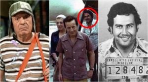 Elenco de Chaves animou festa de Pablo Escobar, um dos maiores traficantes da história. (Foto: Montagem/Reprodução)