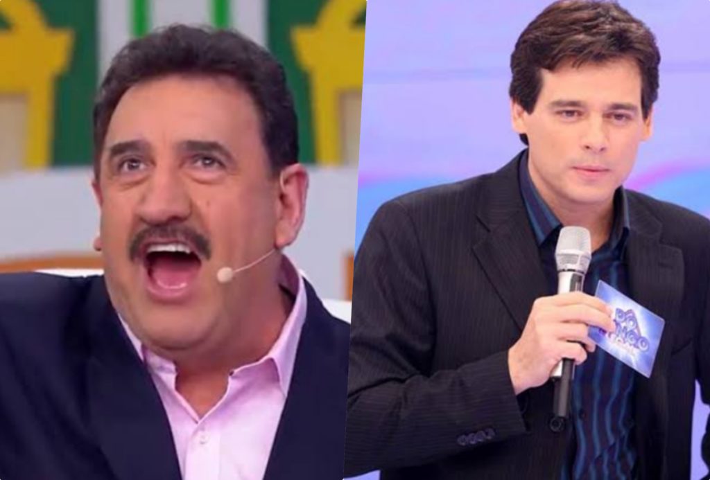 Ratinho e Celso Portiolli vivem disputa nos bastidores (Foto montagem: TV Foco) Ratinho e Celso Portiolli vivem disputa nos bastidores (Foto montagem: TV Foco)