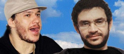Os cantores Cazuza e Chorão. Foto: Reprodução