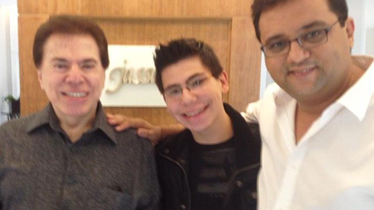 Silvio Santos, John Pedro filho de Geraldo Luís (Foto: Reprodução)
