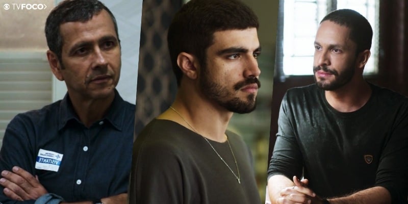 Amadeu, Rock e Teo montaram um trio para desmascarar Jô na trama de A Dona do Pedaço