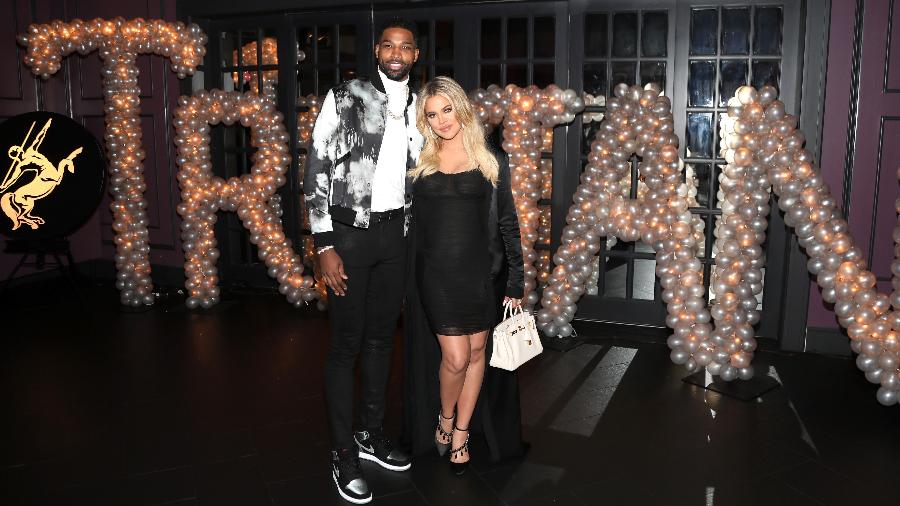 Tristan Thompson e Khloe Kardashian (Foto: Reprodução)