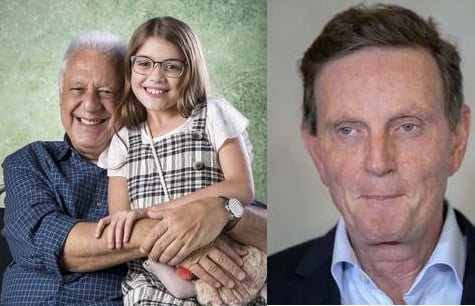 Antônio Fagundes ironizou Marcelo Crivella (Foto da esquerda: Raquel Cunha/ Globo/ Divulgação) (Foto da direita: Claudia Martini / Futura Press)