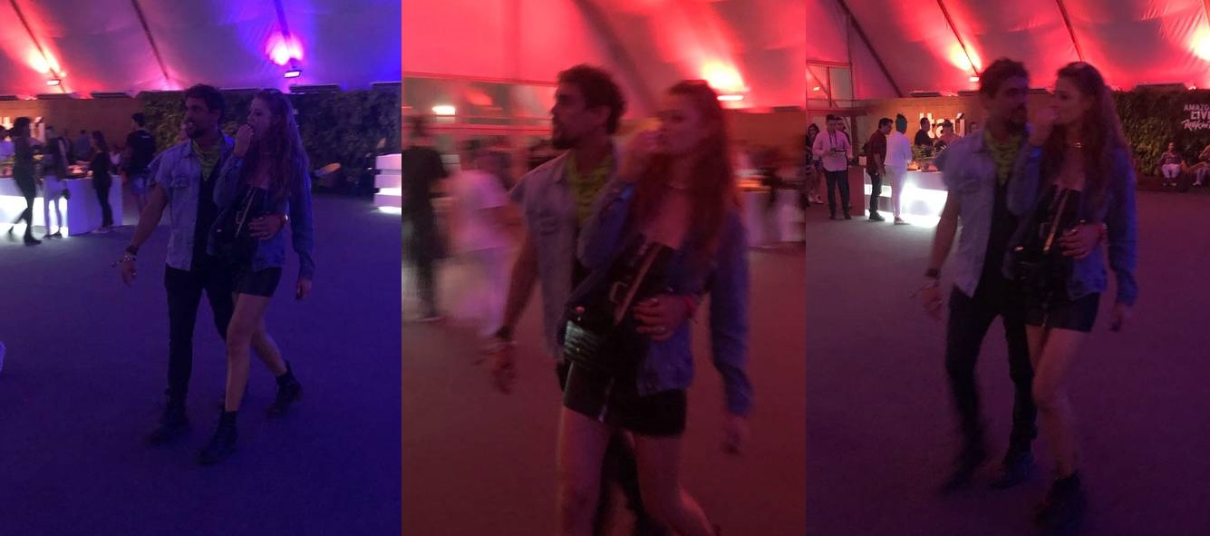 Cíntia Dicker, após assumir romance com Pedro Scooby, foi vista com o ator da Globo Felipe Roque (Foto: Extra/ Michael Sá)