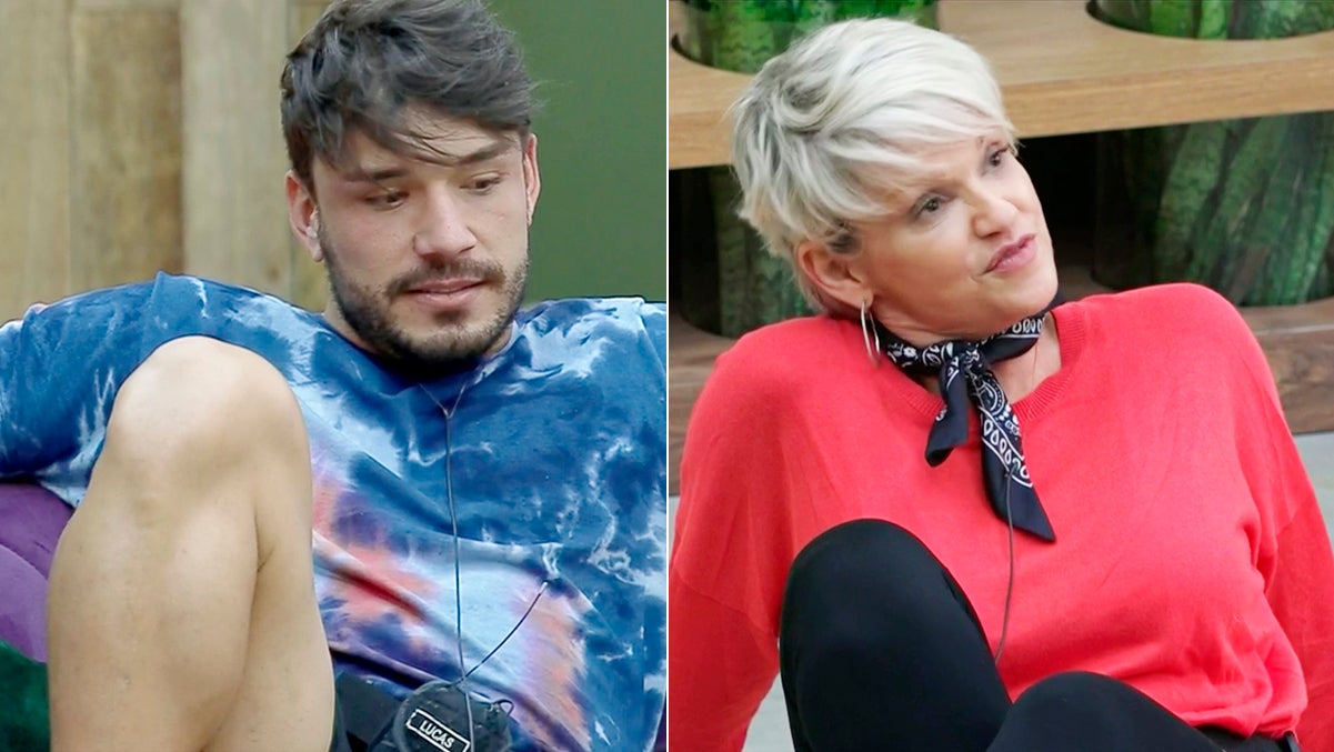 Lucas Viana e Andréa de Nóbrega estão em pé de guerra em A Fazenda 11 (Foto: Montagem)