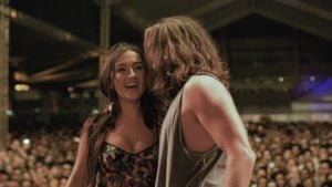 O cantor Vitor Kley ao lado da ex, Gabi Melim (Foto: Reprodução)