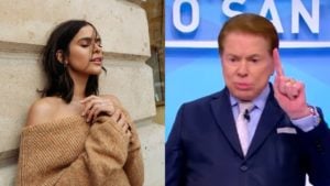 Bruna Marquezine e Silvio Santos (Foto: Reprodução/Instagram/SBT/Montagem TV Foco)