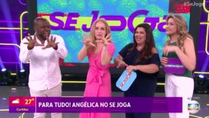 Angélica se jogou e público pediu para ela ocupar o lugar do Se Joga (Reprodução/Globoplay)