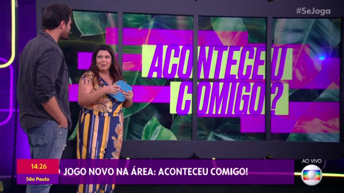 Se Joga é acusado de plagiar o quadro Aconteceu Comigo, do Domingo Legal, do SBT. Foto: Reprodução