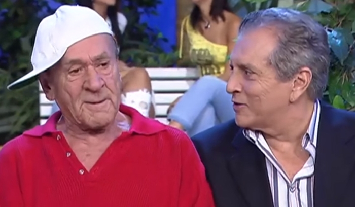 O ex-comediante da A Praça É Nossa, do SBT, Ronald Golias fala sobre Carlos Alberto de Nóbrega (Foto: Reprodução)