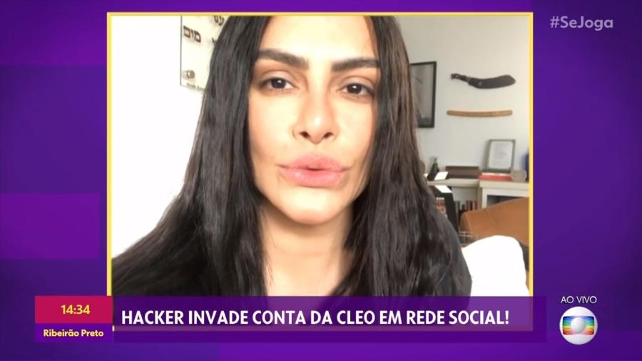 Cleo Pires fala sobre o sufoco que passou ao ter seu Instagram Invadido, no programa Se Joga da Globo (Imagem: Reprodução) Cleo Pires fala sobre o sufoco que passou ao ter seu Instagram Invadido, no programa Se Joga da Globo (Imagem: Reprodução)