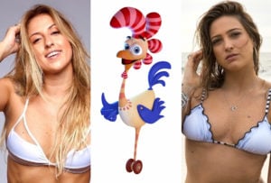 Bifão e Tati Dias disputam o coração de Guilherme Leão em A Fazenda 11 (Montagem: TV Foco)