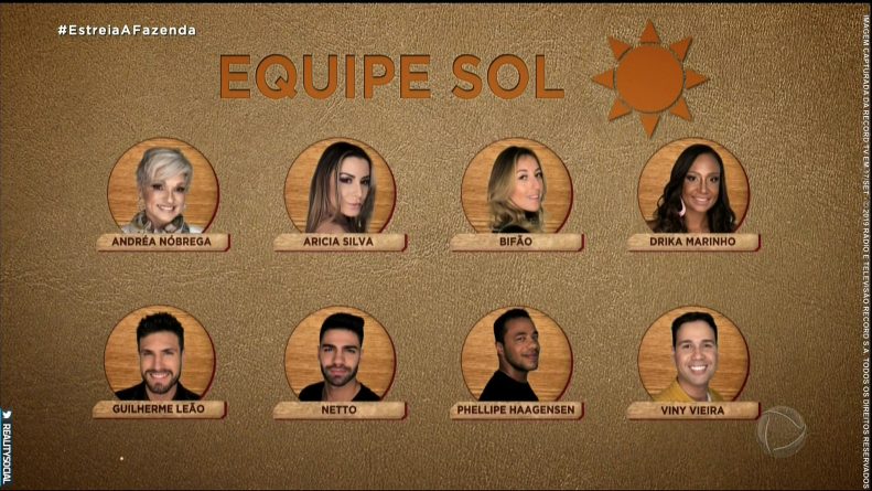 Conheca a Equipe Sol que se uniu no confinamento da Record TV (Reprodução: Twitter)